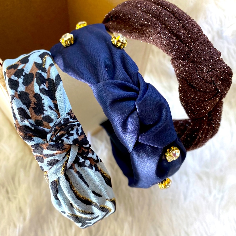 Set of three headbands